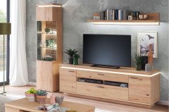 Barcelona von MCA - Wohnwand 1007514 in Eiche Bianco