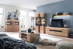 Barcelona von MCA - Wohnwand 1007514 in Eiche Bianco