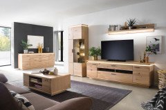 Barcelona von MCA - Wohnwand 1007514 in Eiche Bianco