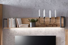 Otia 1061 von IDEAL Möbel - Wohnwand K21 Alteiche bianco geölt