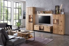 Otia 1061 von IDEAL Möbel - Wohnwand K21 Alteiche bianco geölt