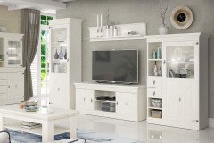 Encanto von Forte - Wohnkombination in Pinie Weiß