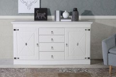 Encanto von Forte - Wohnkombination in Pinie Weiß