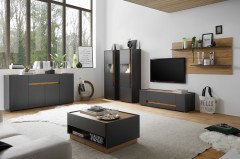 City-living von Kollektion Letz - Sideboard AA AC Ci 52 in Anthrazit