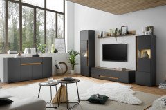 City-living von Kollektion Letz - Sideboard AA AC Ci 52 in Anthrazit
