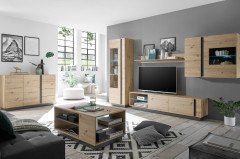 Clair von Kollektion Letz - Wohnwand 9WiV21 in Weiß