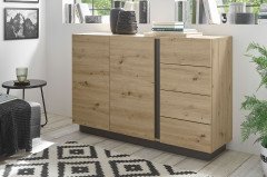 Clair von Kollektion Letz - Wohnwand 9WiV21 in Weiß