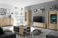 Clair von Kollektion Letz - Wohnwand 9WiV21 in Weiß