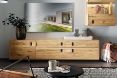 Arosa von TPT Möbel - Highboard Eiche/ Wild-Eiche