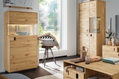 Arosa von TPT Möbel - Highboard Eiche/ Wild-Eiche