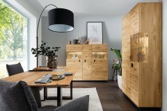 Arosa von TPT Möbel - Highboard Eiche/ Wild-Eiche