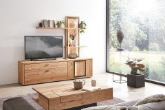 WM 2250 von Wöstmann - Wohnwand 0023 Wildeiche gebürstet