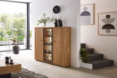 WM 2250 von Wöstmann - Wohnwand 0023 Wildeiche gebürstet