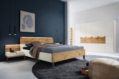 Milo-sleeping von Thielemeyer - Kombi-Kommode Wildeiche - graphit - Naturstein