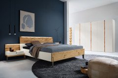 Milo-sleeping von Thielemeyer - Kombi-Kommode Wildeiche - graphit - Naturstein