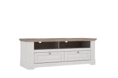 Iloppa von Forte - Wohnwand Nelson Oak/ Snowy Oak