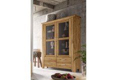 Loft-living von SKALIK - Wohnwand aus Wildeiche