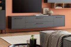 Lindos von Mäusbacher - Wohnwand dreiteilig in Weiß