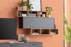 Lindos von Mäusbacher - Wohnwand dreiteilig in Weiß