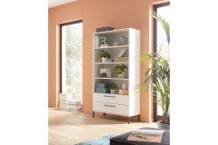 Lindos von Mäusbacher - Wohnwand dreiteilig in Weiß