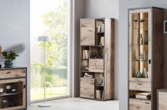 Orlando von IDEAL Möbel - Sideboard Viking Oak/ cosmos grey