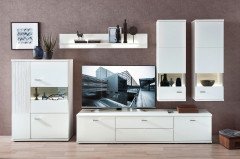 Cuba von Stralsunder - Wohnwand EB34504 cappuccino/ Alteiche