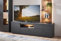 Mariara von IDEAL Möbel - Sideboard grau/ Eiche Artisan Staboptik