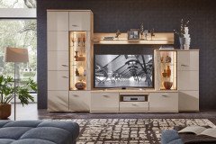 Cuba von Stralsunder - Wohnwand EB34504 cappuccino/ Alteiche