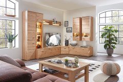 Cuba von Stralsunder - Wohnwand EB34504 cappuccino/ Alteiche