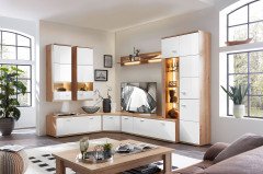 Cuba von Stralsunder - Wohnwand EB34504 cappuccino/ Alteiche