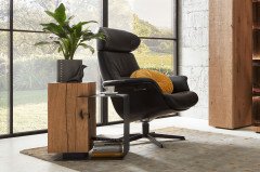 Naturstücke von Hartmann - Beistelltisch Riffeiche Umato