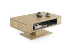 Mariara von IDEAL Möbel - Sideboard grau/ Eiche Artisan Staboptik