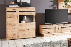 Danora Plus von Decker - Wohnwand 13503 aus Asteiche