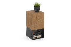 Naturstücke von Hartmann - Beistelltisch Riffeiche Umato