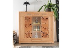 WZ-0315 von GK Möbelvertrieb - Wohnwand Eiche geölt