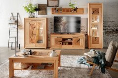 WZ-0315 von GK Möbelvertrieb - Wohnwand Eiche geölt