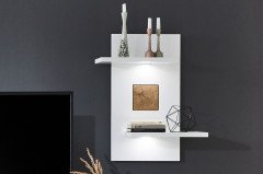 Topeka von IDEAL Möbel - Sideboard weiß mit Hirnholz-Applikationen
