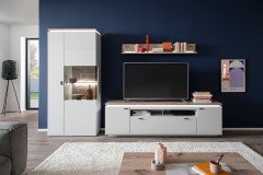 Amantea von MCA - Sideboard White/ Viking Oak