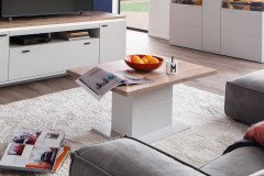 Amantea von MCA - Sideboard White/ Viking Oak