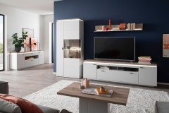 Amantea von MCA - Sideboard White/ Viking Oak