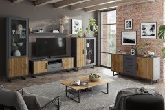 Stella-living von Elfo Möbel - Wohnwand Eiche