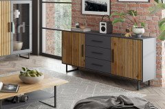 Stella-living von Elfo Möbel - Wohnwand Eiche