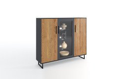 Stella-living von Elfo Möbel - Wohnwand Eiche