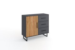 Stella-living von Elfo Möbel - Wohnwand Eiche