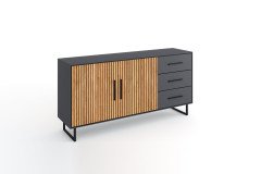 Stella-living von Elfo Möbel - Wohnwand Eiche