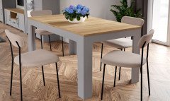 Bohol-living von Forte - Wohnwand Navy Oak/ Riviera Oak