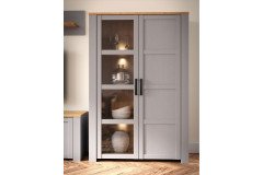 Bohol-living von Forte - Wohnwand Navy Oak/ Riviera Oak