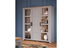 Bohol-living von Forte - Wohnwand Navy Oak/ Riviera Oak