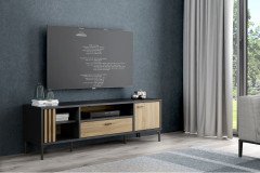 Joakimis von Forte - Couchtisch Mauvella Oak/ Black