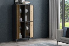 Joakimis von Forte - Couchtisch Mauvella Oak/ Black